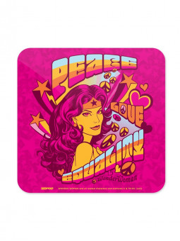 Peace Love Equality - Wonder Woman Official Coaster
