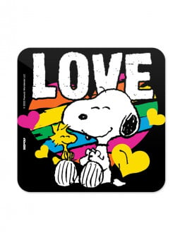 Love - Peanuts Official Coaster