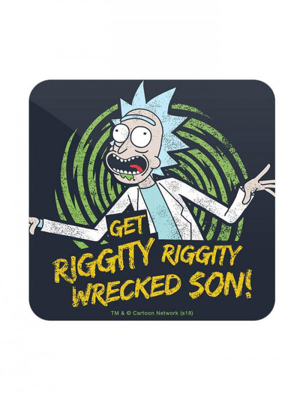 Get Wrecked - Rick And Morty Official Coaster