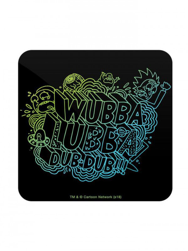 Wubba Lubba Dub Dub - Rick And Morty Official Coaster