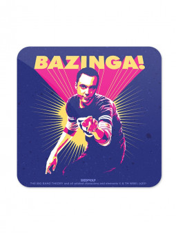 Sheldon: Bazinga! - The Big Bang Theory Official Coaster