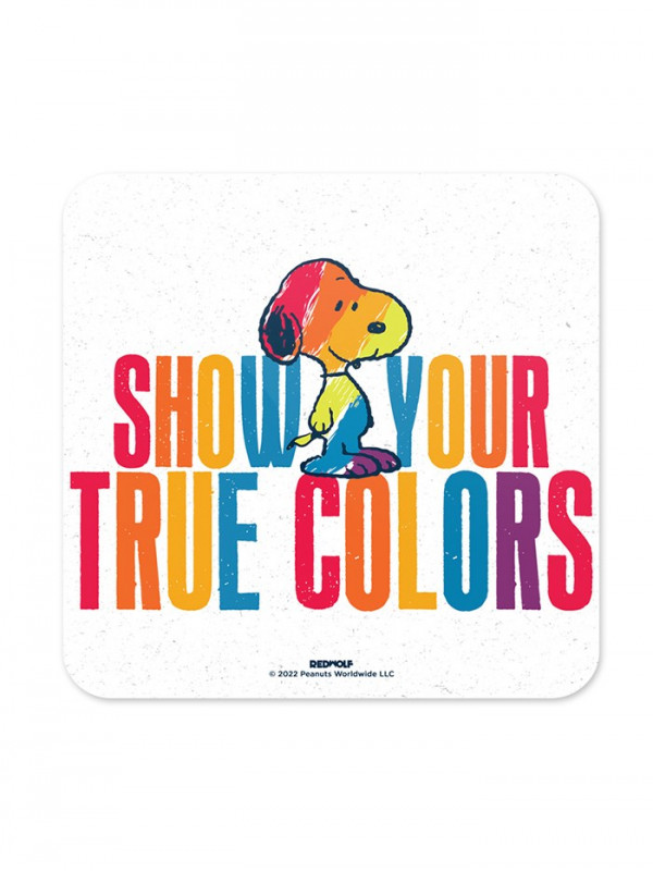 Show Your True Colors - Peanuts Official Coaster