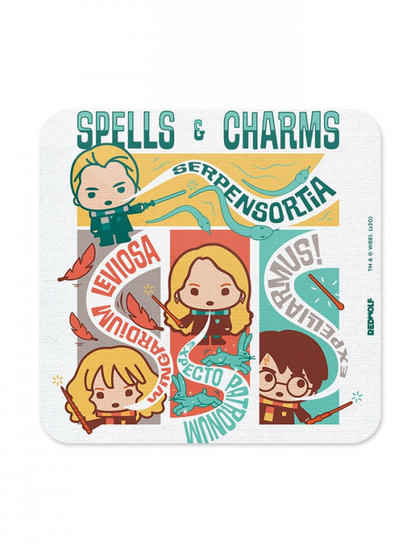 Spells & Charms Chibi - Harry Potter Official Coaster