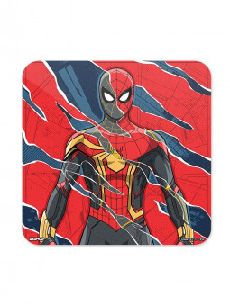 Spider Suits Art - Marvel Official Coaster