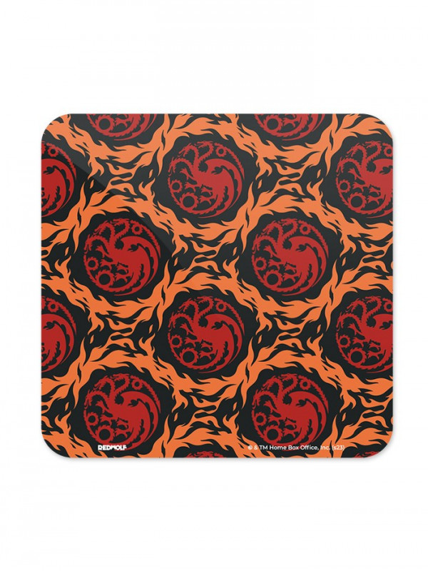 Targaryen Emblem: Pattern - House Of The Dragon Official Coaster