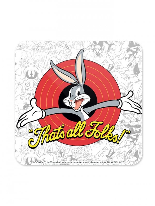 That's All Folks - Bugs Bunny Official Coaster