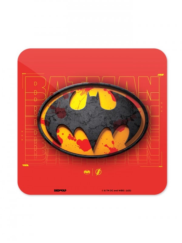 The Flash: Batman Logo - The Flash Official Coaster