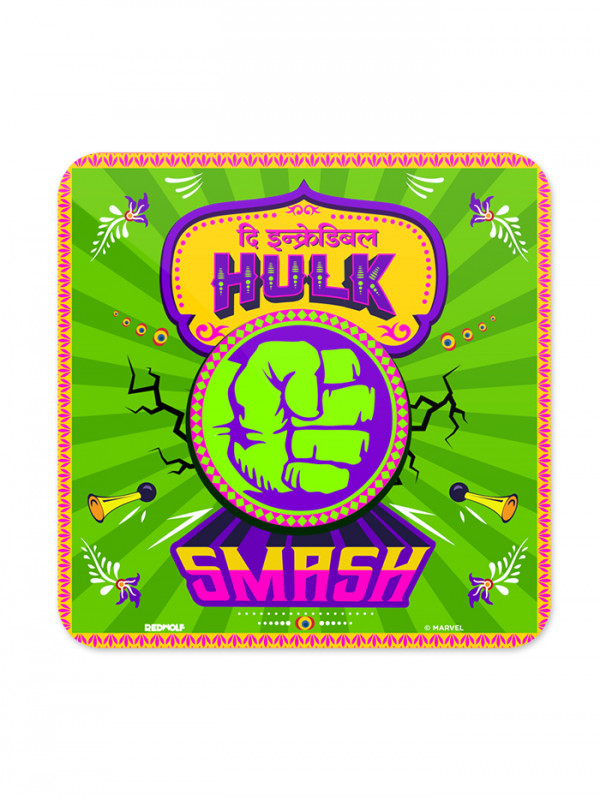 The Incredible Hulk: Desi Truck Art - Marvel Official Coaster