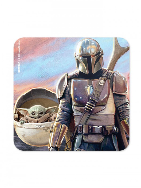 The Mandalorian And The Child - Star Wars Official Coaster