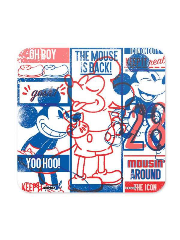 The Mouse Is Back! - Mickey Mouse Official Coaster
