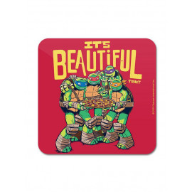 Pizza Is Beautiful - TMNT Official Coaster