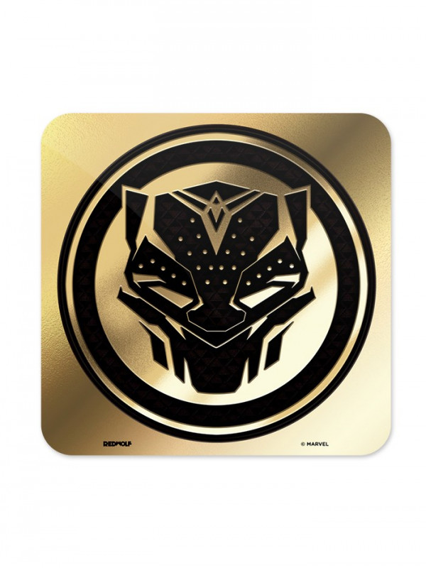 Wakanda Forever: Gold Logo - Marvel Official Coaster