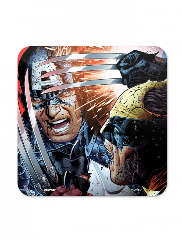 Wolverine Vs. Captain America - Marvel Official Coaster