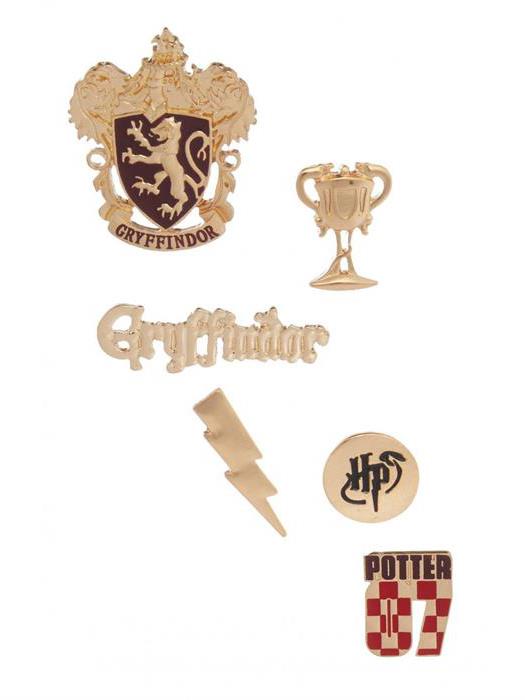 Gryffindor - Harry Potter Official Pin Set 