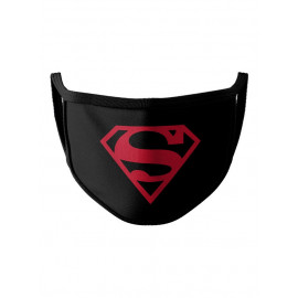 Black Superman Logo - Superman Official Face Mask