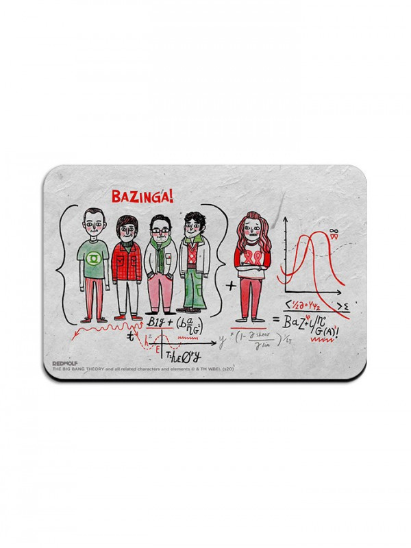 Bazinga Formula - The Big Bang Theory Official Fridge Magnet