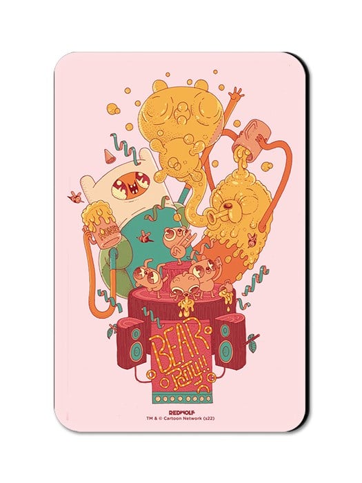 Bear Party - Adventure Time Official Fridge Magnet