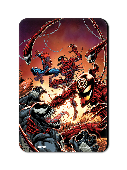 Carnage Vs. Spider-Man & Venom - Marvel Official Fridge Magnet