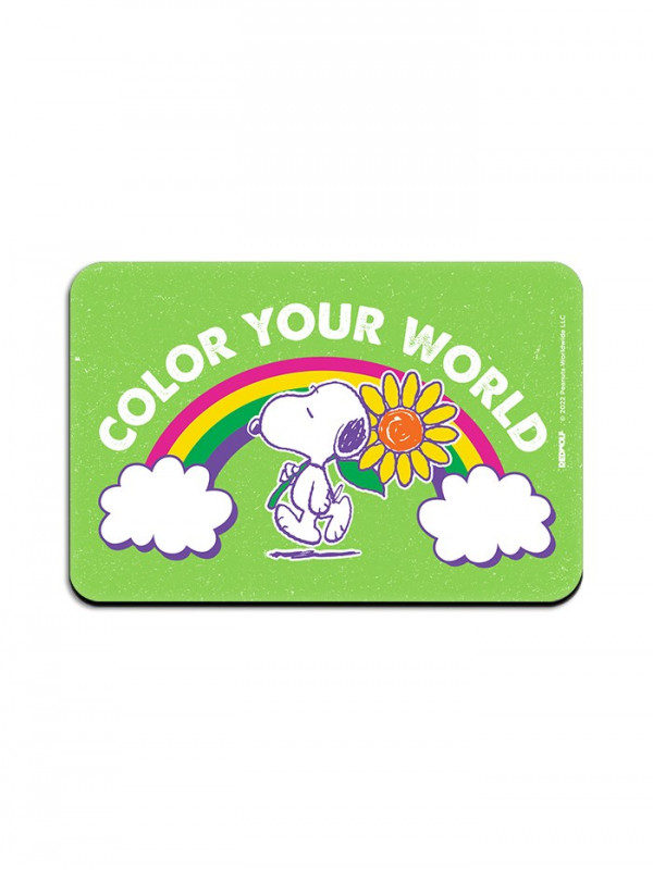 Color Your World - Peanuts Official Fridge Magnet