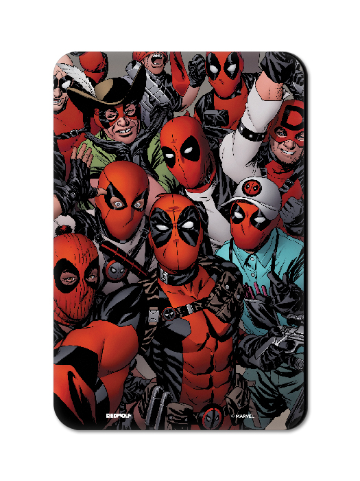 Deadpool Variants Selfie - Marvel Official Fridge Magnet