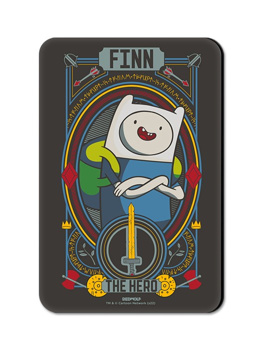Finn The Hero - Adventure Time Official Fridge Magnet