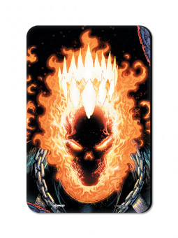 Flaming Head - Marvel Official Fridge Magnet