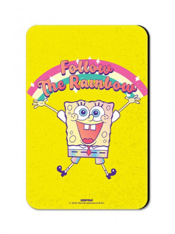 Follow The Rainbow - SpongeBob SquarePants Official Fridge Magnet