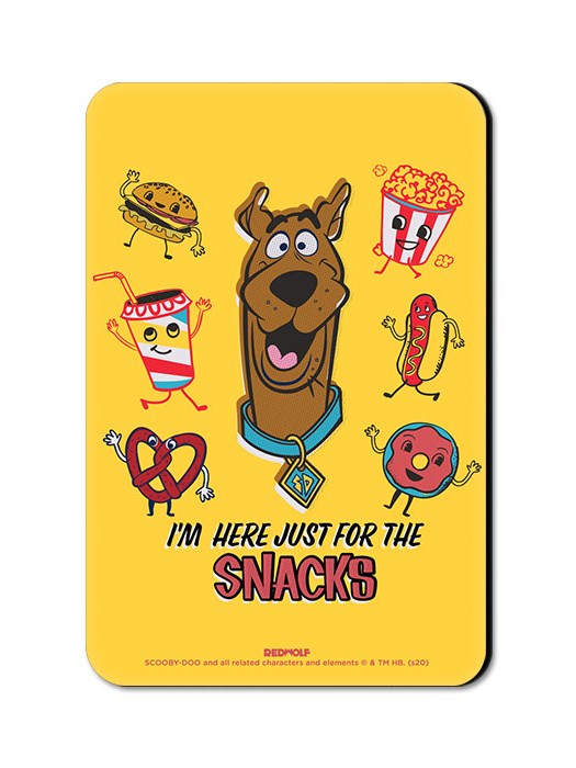 For The Snacks - Scooby Doo Official Fridge Magnet