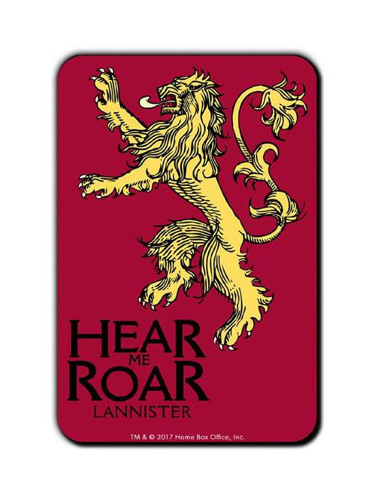 Hear Me Roar - Game Of Thrones Official Fridge Magnet