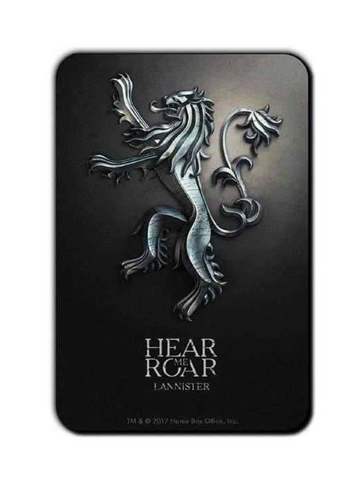 House Lannister Metallic Sigil - Game Of Thrones Official Fridge Magnet