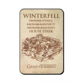 House Of Winterfell - Game Of Thrones Official Fridge Magnet