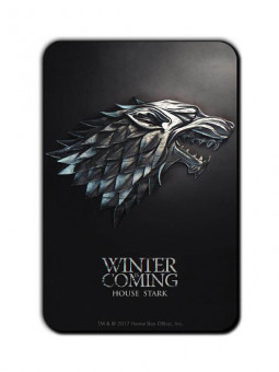 House Stark Metallic Sigil - Game Of Thrones Official Fridge Magnet