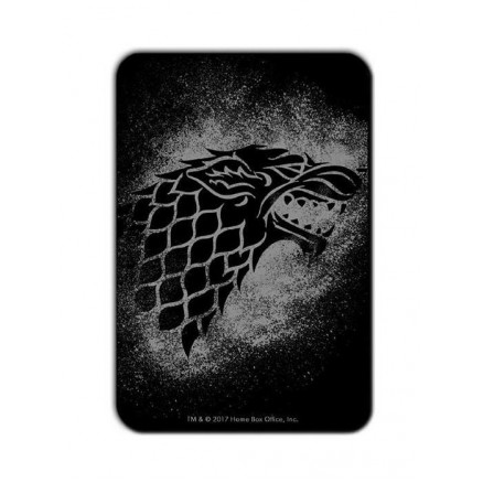 House Stark Sigil Splatter - Game Of Thrones Official Fridge Magnet