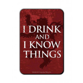 I Drink And I Know Things - Game Of Thrones Official Fridge Magnet