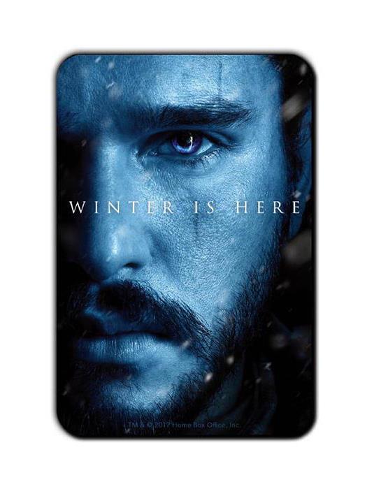 Jon Snow: Winter Is Here - Game Of Thrones Official Fridge Magnet