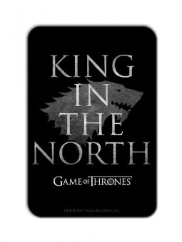 King In the North: Black - Game Of Thrones Official Fridge Magnet