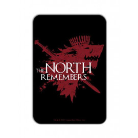 The North Remembers: Black - Game Of Thrones Official Fridge Magnet