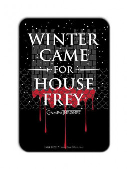 Winter Came For House Frey - Game Of Thrones Official Fridge Magnet