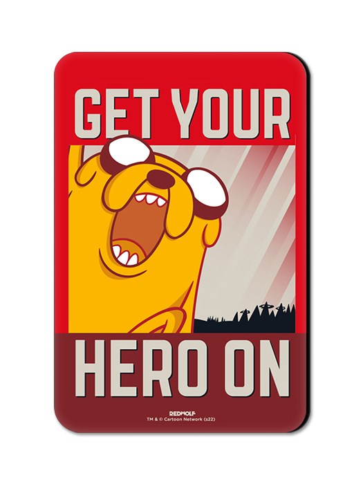 Get Your Hero On - Adventure Time Official Fridge Magnet