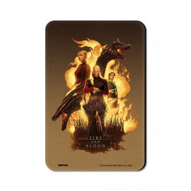 HOTD: Fire And Blood - House Of The Dragon Official Fridge Magnet