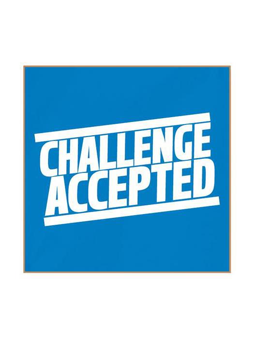 HIMYM: Challenge Accepted - Fridge Magnet
