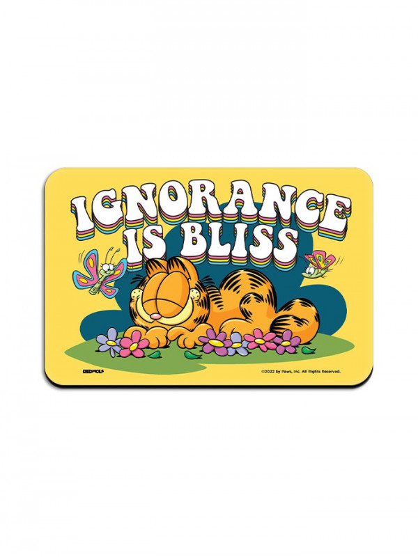 Ignorance Is Bliss - Garfield Official Fridge Magnet