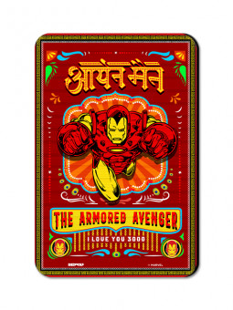 Invincible Iron Man: Desi Truck Art - Marvel Official Fridge Magnet