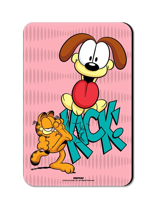 Kick! - Garfield Official Fridge Magnet