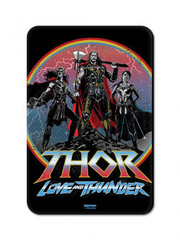 Love And Thunder Band - Marvel Official Fridge Magnet