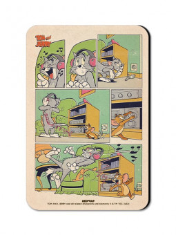 Music Attack - Tom & Jerry Official Fridge Magnet