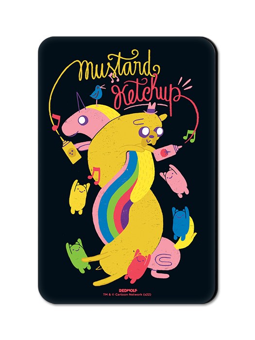 Mustard & Ketchup - Adventure Time Official Fridge Magnet