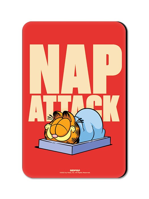 Nap Attack - Garfield Official Fridge Magnet