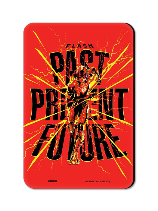 Past Present Future -  The Flash Official Fridge Magnet