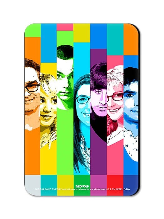 Pop Stripes - The Big Bang Theory Official Fridge Magnet